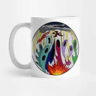 fire night monster Mug